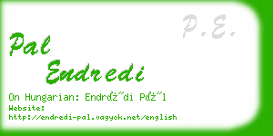 pal endredi business card